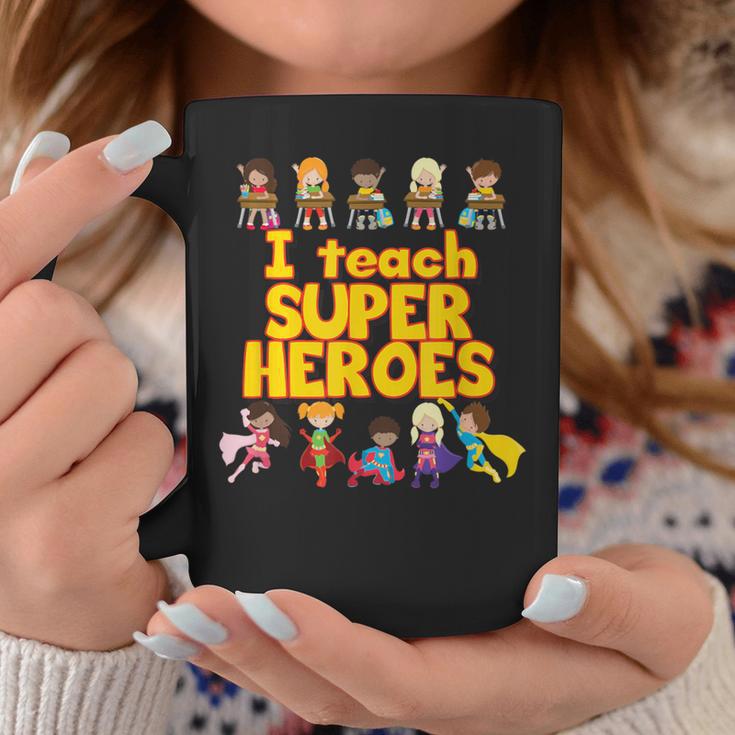 I Teach Super Heroes Comic Book Hero Teacher Graphic Print Coffee Mug Unique Gifts I Teach Super Heroes Comic Book Hero Teacher Graphic Print Coffee Mug Unique Gifts
