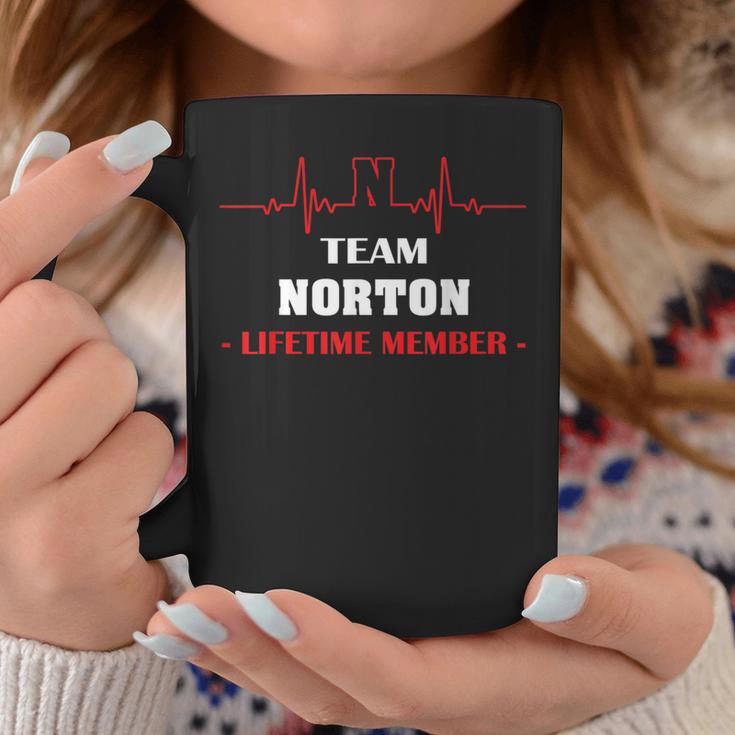 Team Norton Lifetime Memember Blood Fully Family コーヒーマグ 面白い贈り物