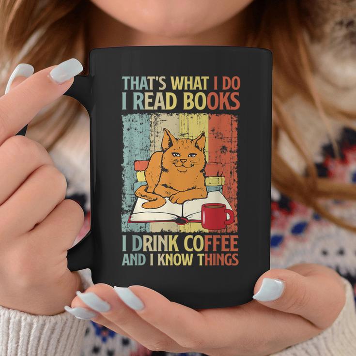 That's What I Do Read Books I Drink Coffee And I Know Things Graphic Print Coffee Mug Unique Gifts That's What I Do Read Books I Drink Coffee And I Know Things Graphic Print Coffee Mug Unique Gifts
