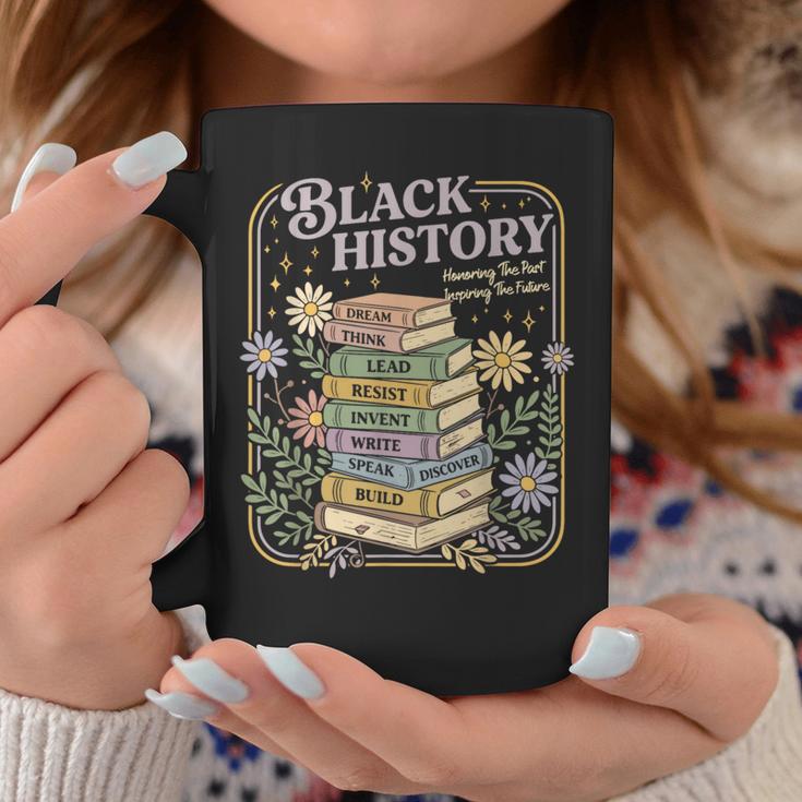 History Month Books Black African American Teachers Graphic Print Coffee Mug Unique Gifts