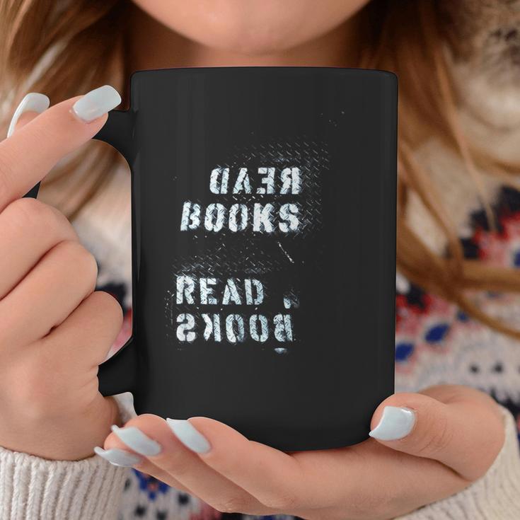 Trendy Read Books Stencil Spray Paint Graphic Print Coffee Mug Unique Gifts