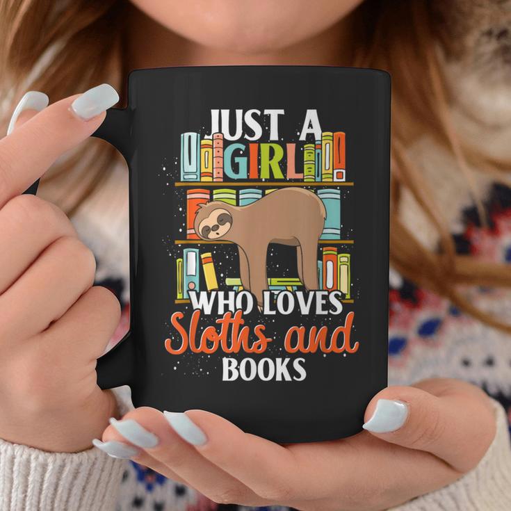 Tropical Zoo Animal Books Reading Sleeping Sloth Girl Graphic Print Coffee Mug Unique Gifts Tropical Zoo Animal Books Reading Sleeping Sloth Girl Graphic Print Coffee Mug Unique Gifts