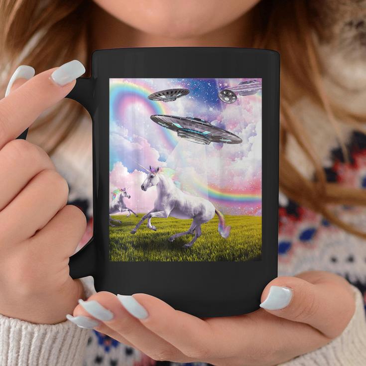 Ufo 誘拐ユニコーン コーヒーマグ 面白い贈り物