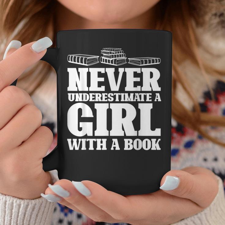 Never Underestimate a Girl With a Book Aesthetic Graphic Graphic Print Coffee Mug Unique Gifts Never Underestimate a Girl With a Book Aesthetic Graphic Graphic Print Coffee Mug Unique Gifts