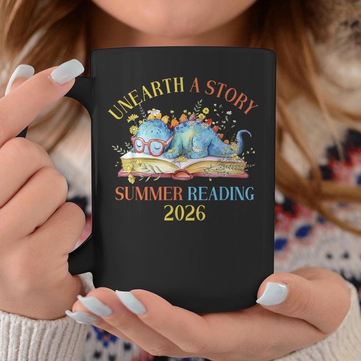 Unearth a Story Summer Reading 2026 Dinosaur Books Dino Graphic Print Coffee Mug Unique Gifts Unearth a Story Summer Reading 2026 Dinosaur Books Dino Graphic Print Coffee Mug Unique Gifts