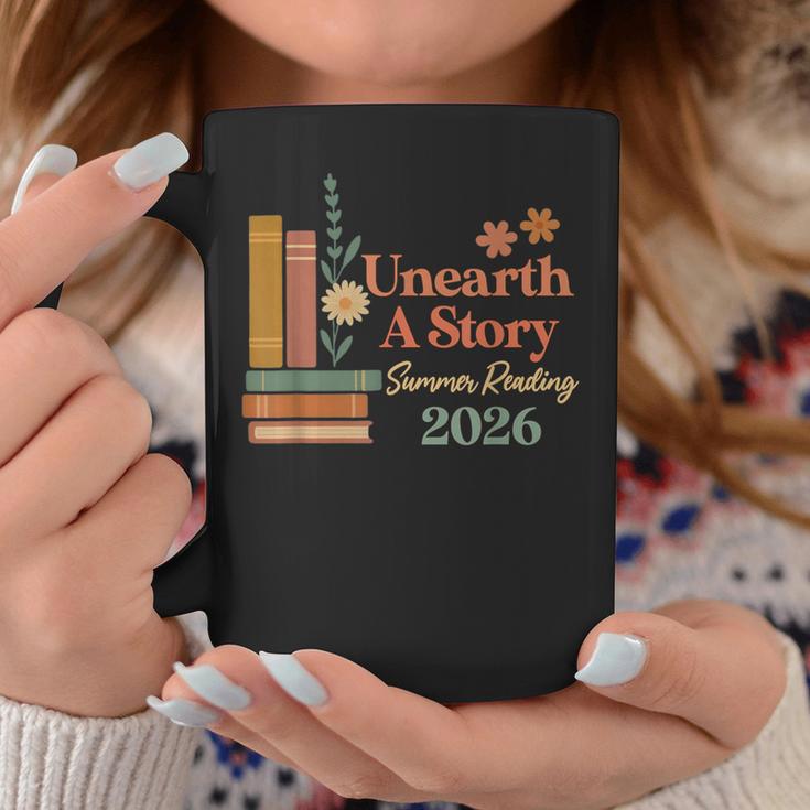 Unearth a Story Summer Reading 2026 Library Teachers Book Graphic Print Coffee Mug Unique Gifts Unearth a Story Summer Reading 2026 Library Teachers Book Graphic Print Coffee Mug Unique Gifts