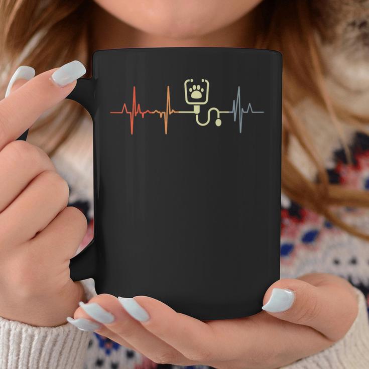 Veterinario Retro Heartbeat Tazze Regalos divertidos