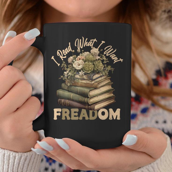 Vintage Censorship Freedom Reading Nerd I Read Banned Books Graphic Print Coffee Mug Unique Gifts