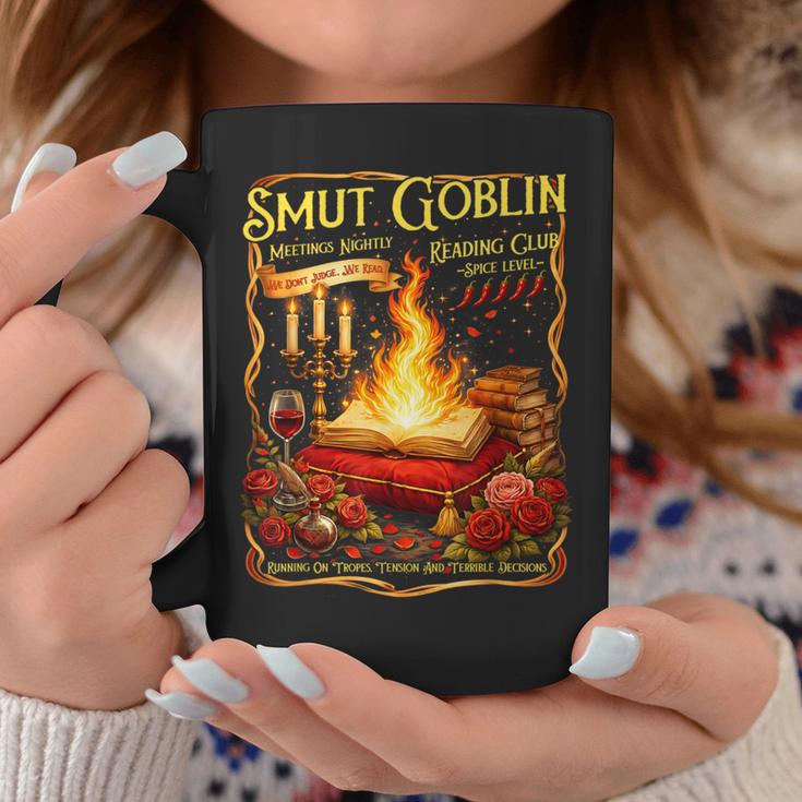 Vintage Smut Goblin Dark Romance Bookish Book Lovers Graphic Print Coffee Mug Unique Gifts