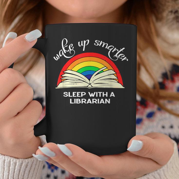 Wake Up Smarter Sleep With A Librarian Book Lover Bookworm Graphic Print Coffee Mug Unique Gifts Wake Up Smarter Sleep With A Librarian Book Lover Bookworm Graphic Print Coffee Mug Unique Gifts