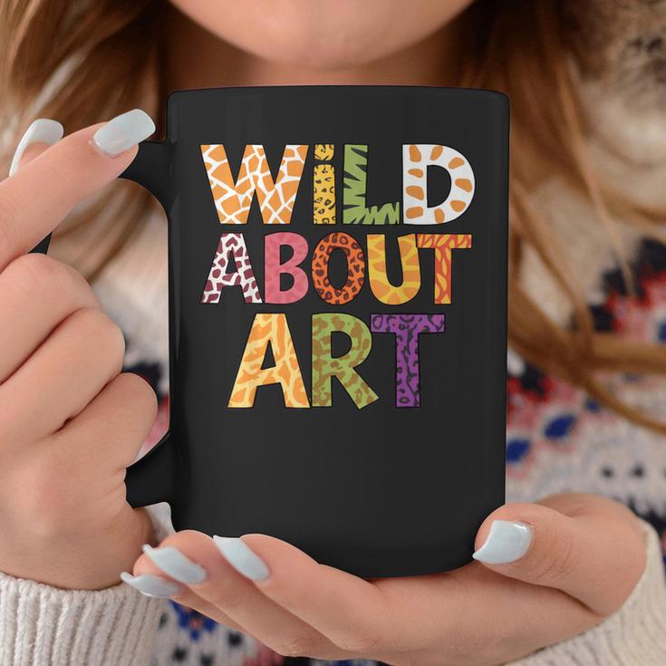 Wild About Art Books Animal Safari Children's Art Teacher Graphic Print Coffee Mug Unique Gifts Wild About Art Books Animal Safari Children's Art Teacher Graphic Print Coffee Mug Unique Gifts