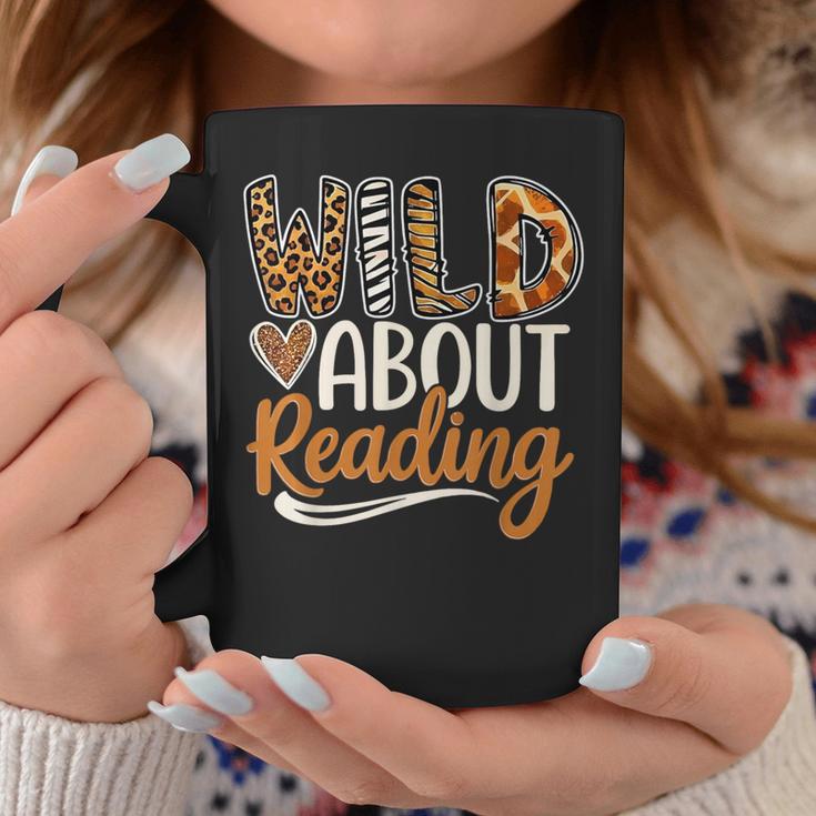 Wild About Reading Book Animal Children's Book Lover Teacher Graphic Print Coffee Mug Unique Gifts Wild About Reading Book Animal Children's Book Lover Teacher Graphic Print Coffee Mug Unique Gifts