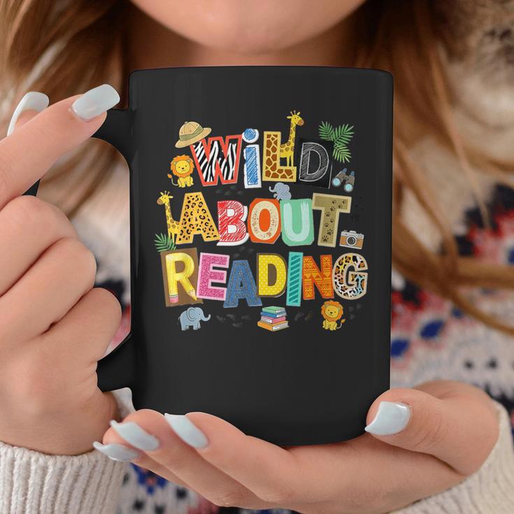Wild About Reading Safari Animals Book Lover Teacher Student Graphic Print Coffee Mug Unique Gifts Wild About Reading Safari Animals Book Lover Teacher Student Graphic Print Coffee Mug Unique Gifts