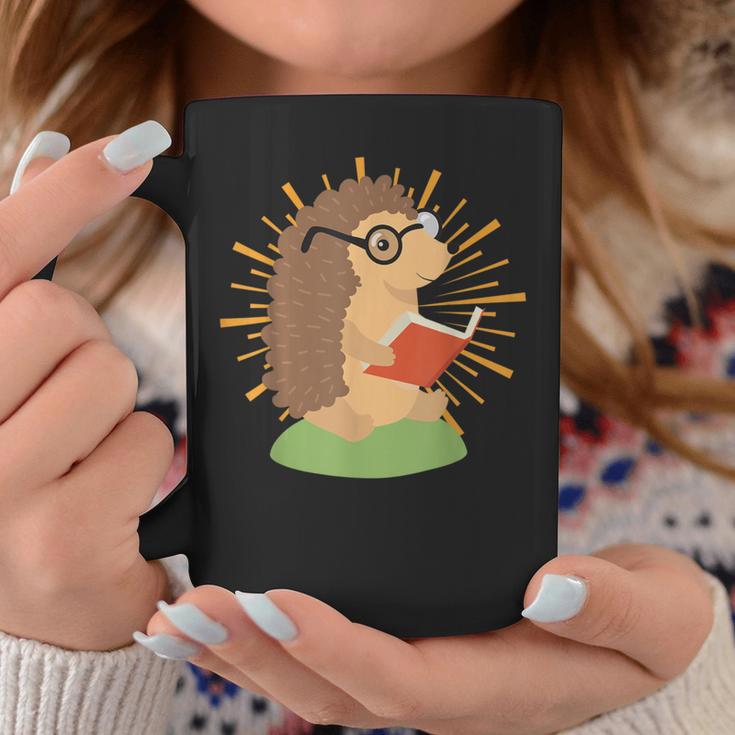 Wildlife Forest Animal Book Reading Bookworm Hedgehog Graphic Print Coffee Mug Unique Gifts Wildlife Forest Animal Book Reading Bookworm Hedgehog Graphic Print Coffee Mug Unique Gifts
