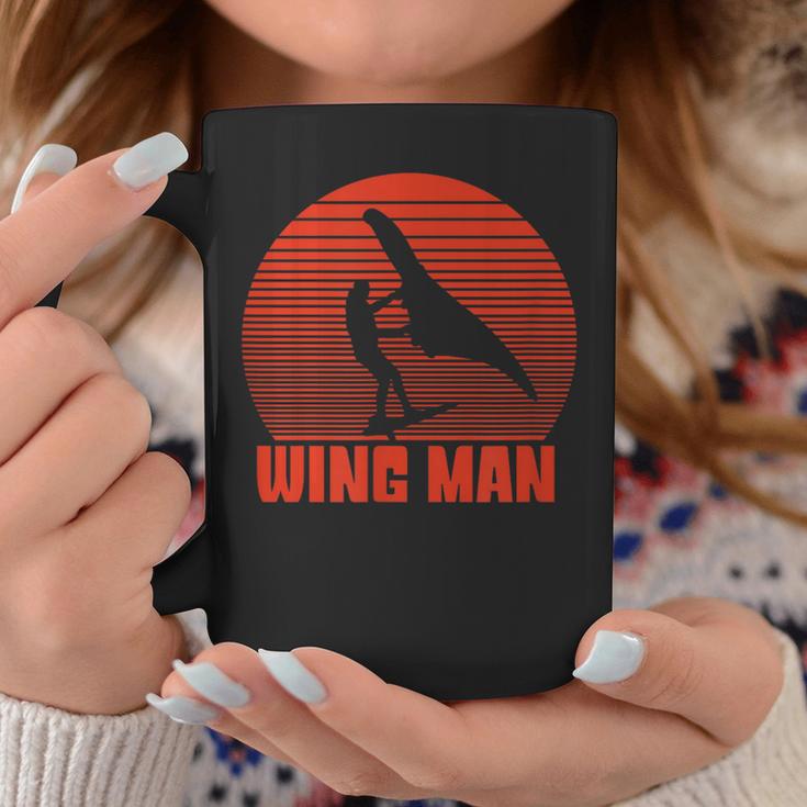 Wingurfer Wing Man ウィングフォイル ウィングサーフィン ウィングフォイラー コーヒーマグ 面白い贈り物
