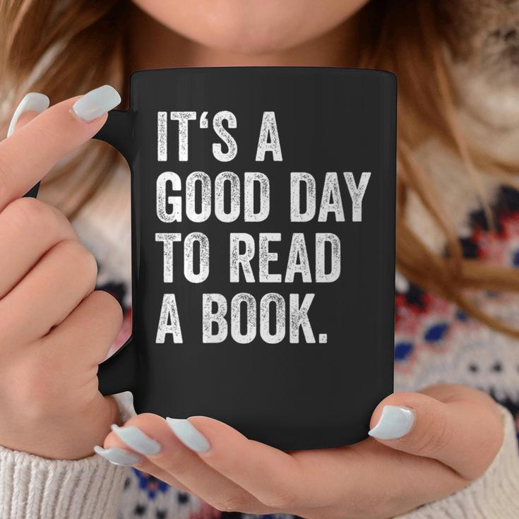 Women's It's A Good Day To Read A Book Graphic Print Coffee Mug Unique Gifts