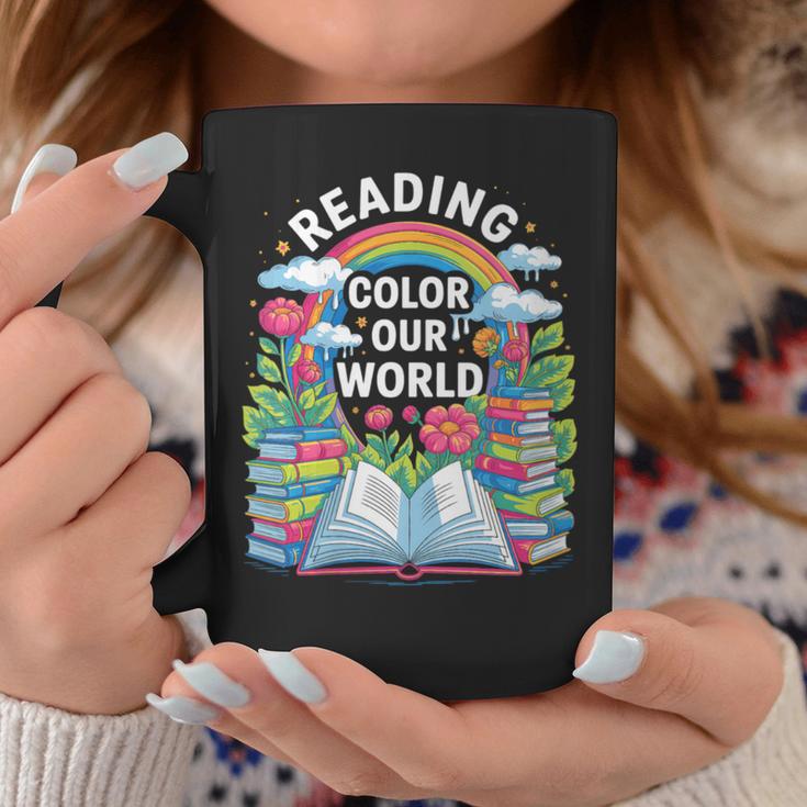 Women's Reading Colors Our World Rainbow Books Kids Graphic Print Coffee Mug Unique Gifts Women's Reading Colors Our World Rainbow Books Kids Graphic Print Coffee Mug Unique Gifts