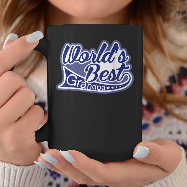 メンズ Worlds Best Grandpa Grandfather コーヒーマグ 面白い贈り物