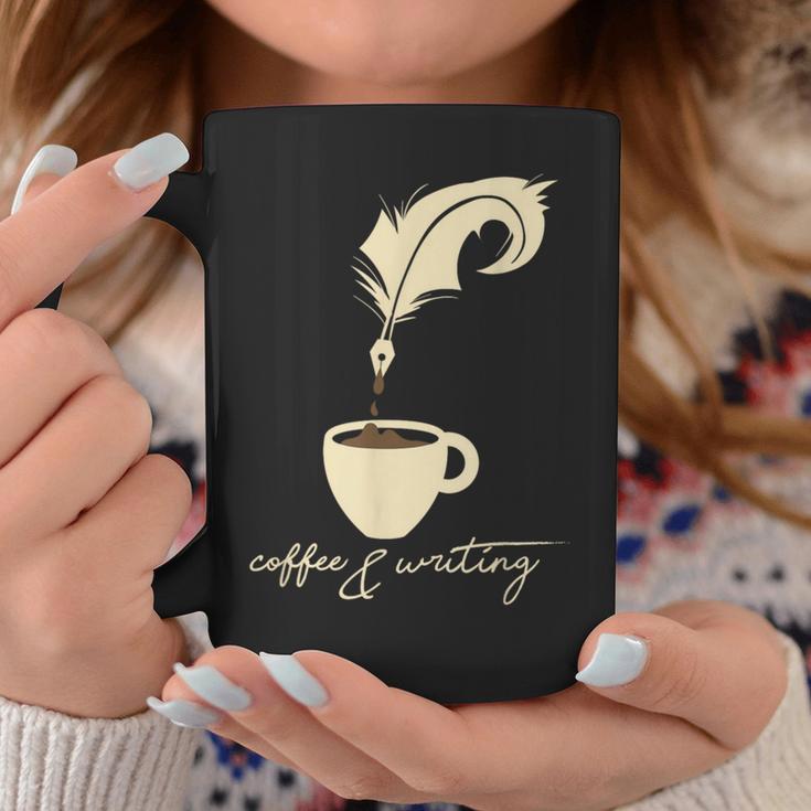 Writer I Author I Book Literature I Coffee And Writing Graphic Print Coffee Mug Unique Gifts