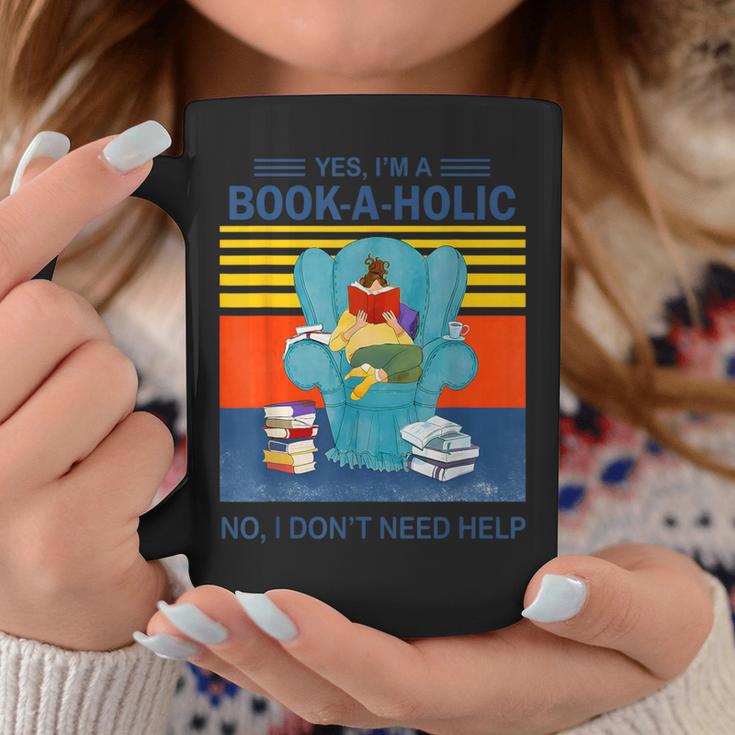 Yes I’m A Book A Holic No I Don’t Need Help Vintage Graphic Print Coffee Mug Unique Gifts Yes I’m A Book A Holic No I Don’t Need Help Vintage Graphic Print Coffee Mug Unique Gifts