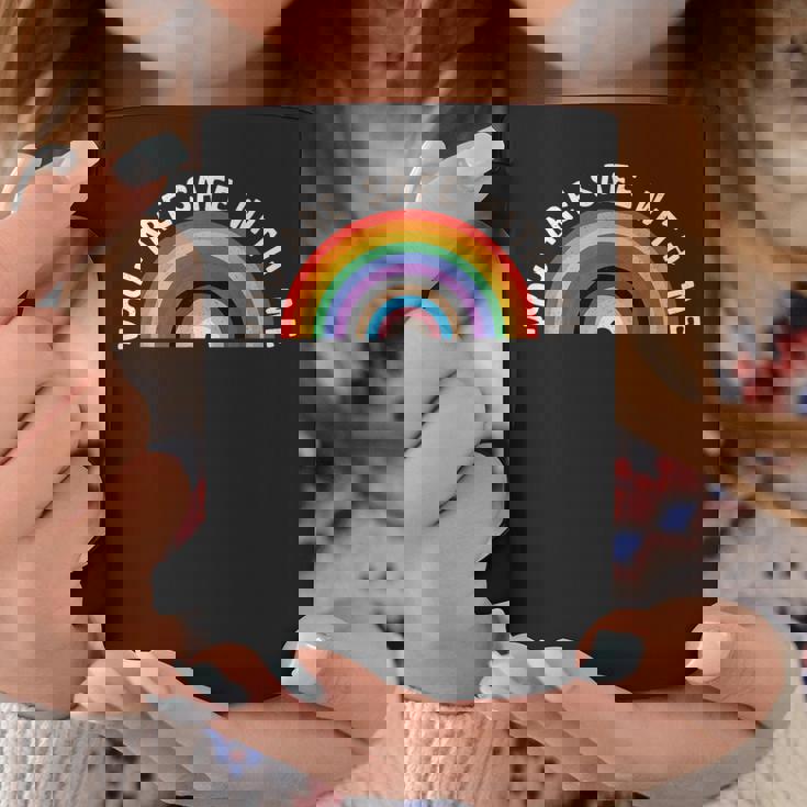 You Areafe With Me コーヒーマグ 面白い贈り物