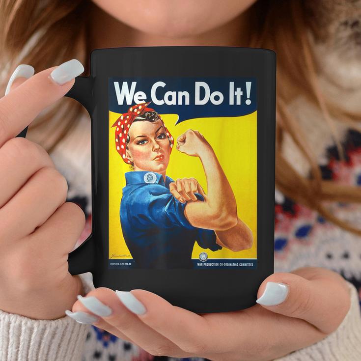 「We Can Do It」ポスター ロージー The Riveter Girl Power」 コーヒーマグ 面白い贈り物
