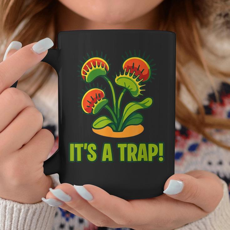 おもしろハエトリグサ It's A Trap 食虫植物 ボタニカル コーヒーマグ 面白い贈り物