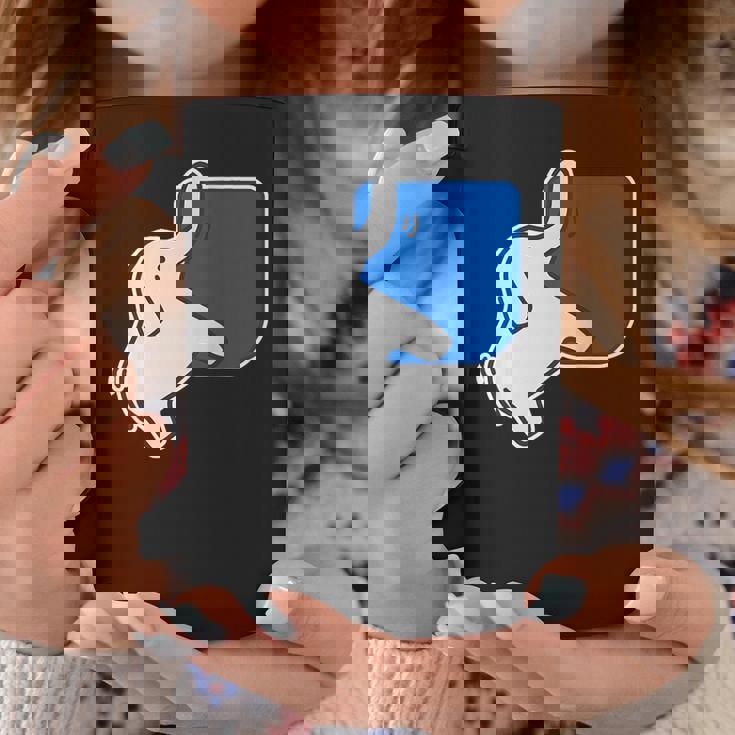 ぞうさん 象《鼻でぶらぶら》（いん ざ ポケット）ワンポイント 胸【どうぶつフレンズ】動物 かわいい 面白い コーヒーマグ 面白い贈り物