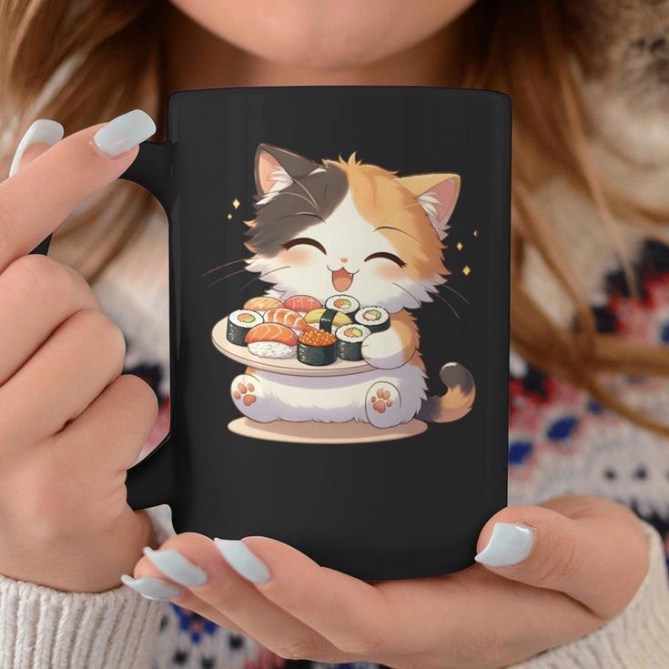 わがまま猫 寿司ねこ ラーメン好き かわいい おもしろ マンガ 長袖tシャツ コーヒーマグ 面白い贈り物