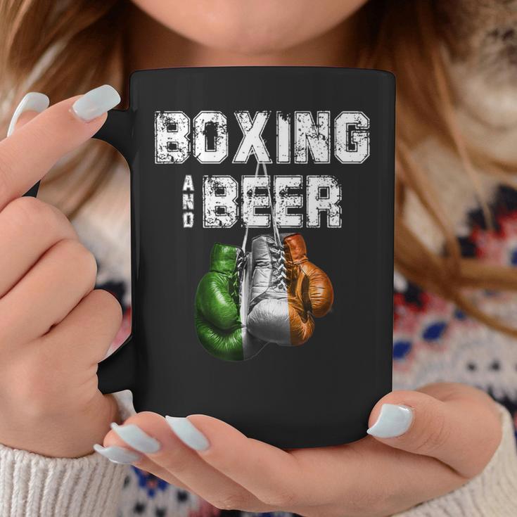 アイルランドのボクシングとビール 面白いアイルランド国旗tシャツ コーヒーマグ 面白い贈り物