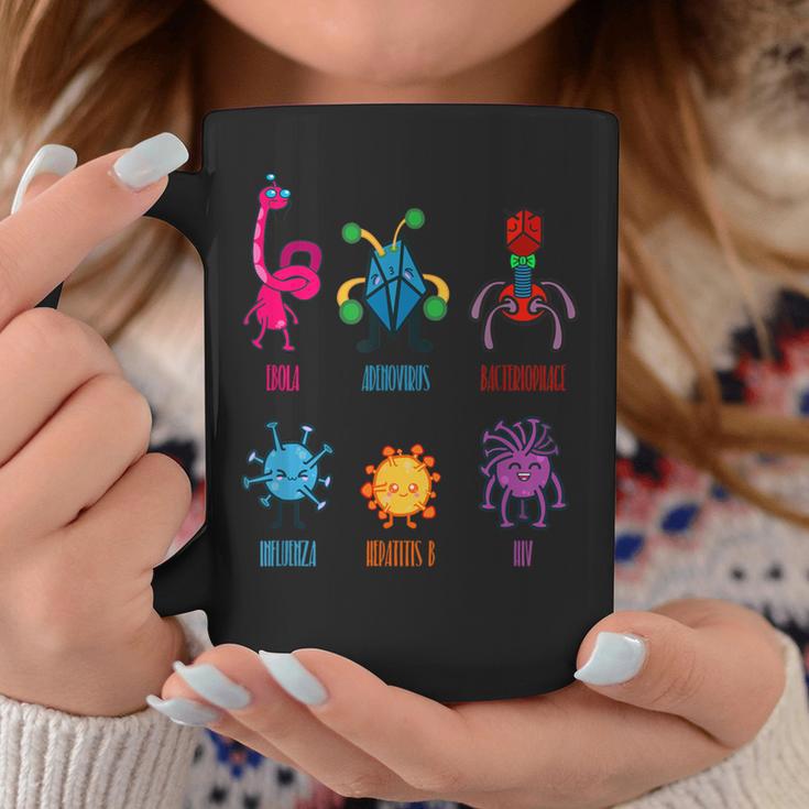 ウイルス学者のためのかわいいウイルスtシャツ コーヒーマグ 面白い贈り物
