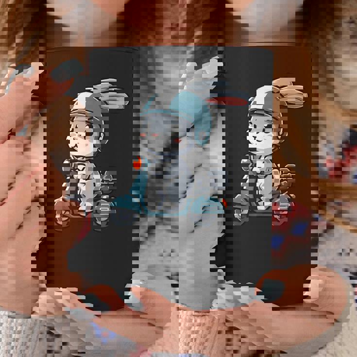 ウサギ スクーター ペット 面白い オートバイ コーヒーマグ 面白い贈り物