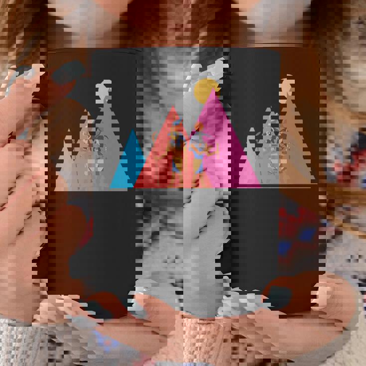 エジプトのピラミッド I エジプトの神々 考古学 エジプト 長袖tシャツ コーヒーマグ 面白い贈り物