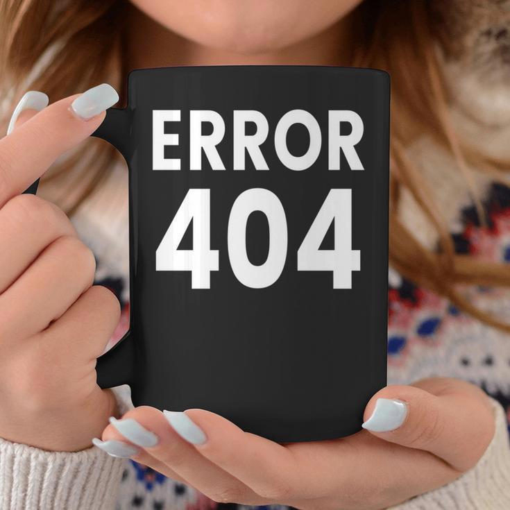 エラー404 長袖tシャツ コーヒーマグ 面白い贈り物