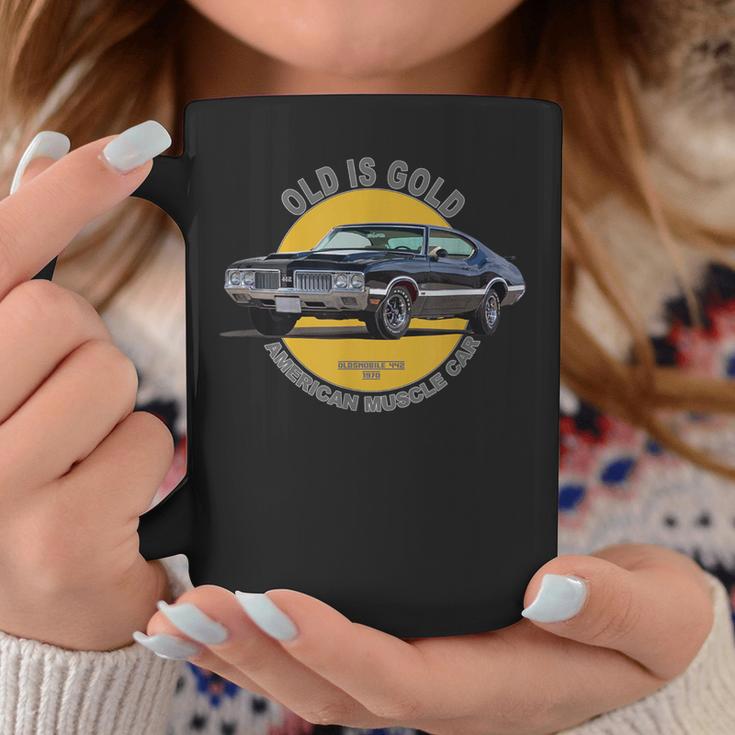 オールズモビル 442 アメリカンマッスルカー 60年代 70年代 オールドイズゴールド コーヒーマグ 面白い贈り物