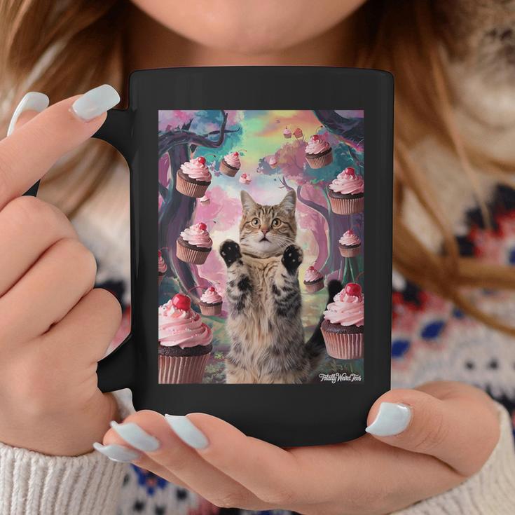 カップケーキの森の猫 コーヒーマグ 面白い贈り物