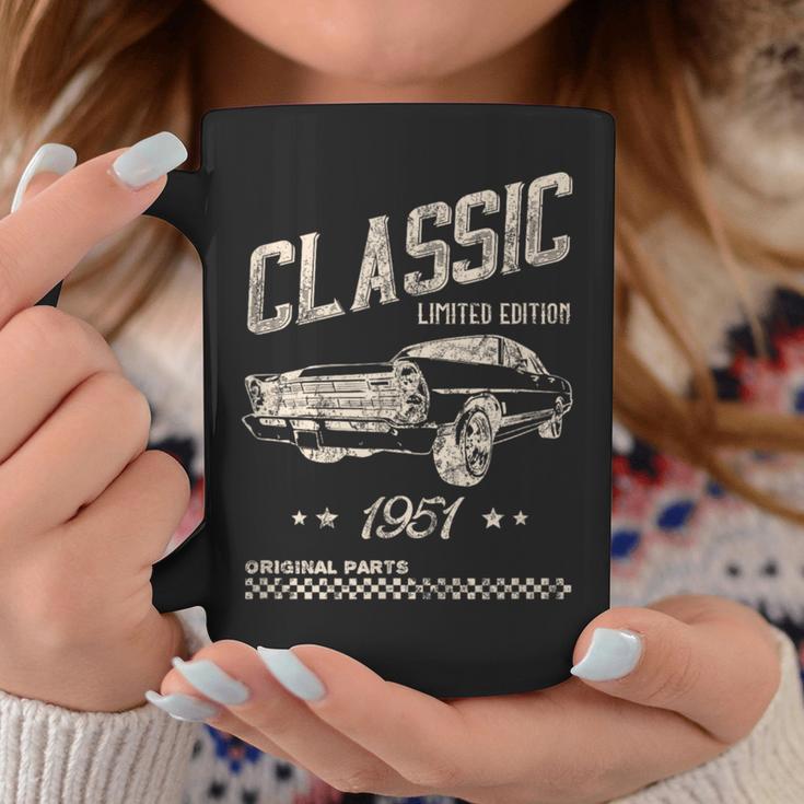 クラシック 1951 限定版 ヴィンテージ レトロ 車 誕生日 コーヒーマグ 面白い贈り物
