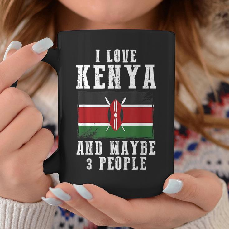 ケニアアフリカ国旗 I Love Kenya コーヒーマグ 面白い贈り物