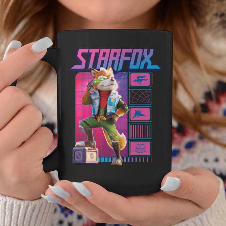 ザ・スーパーマリオギャラクシー・ムービー Fox Mccloud Retro Hero 長袖tシャツ コーヒーマグ 面白い贈り物