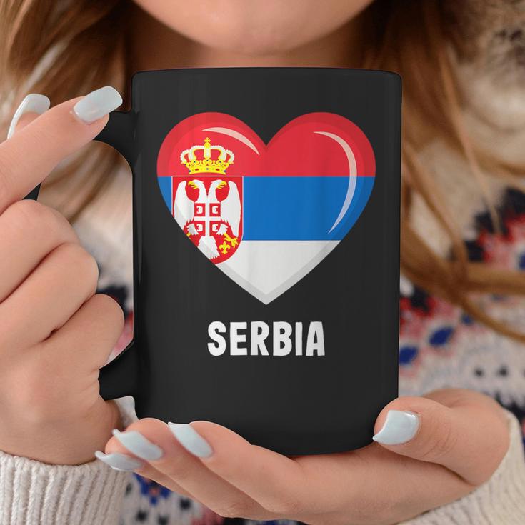 セルビア国旗シャツ コーヒーマグ 面白い贈り物