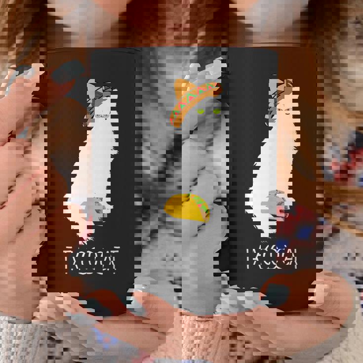 タコキャット-楽しい猫の回文 コーヒーマグ 面白い贈り物