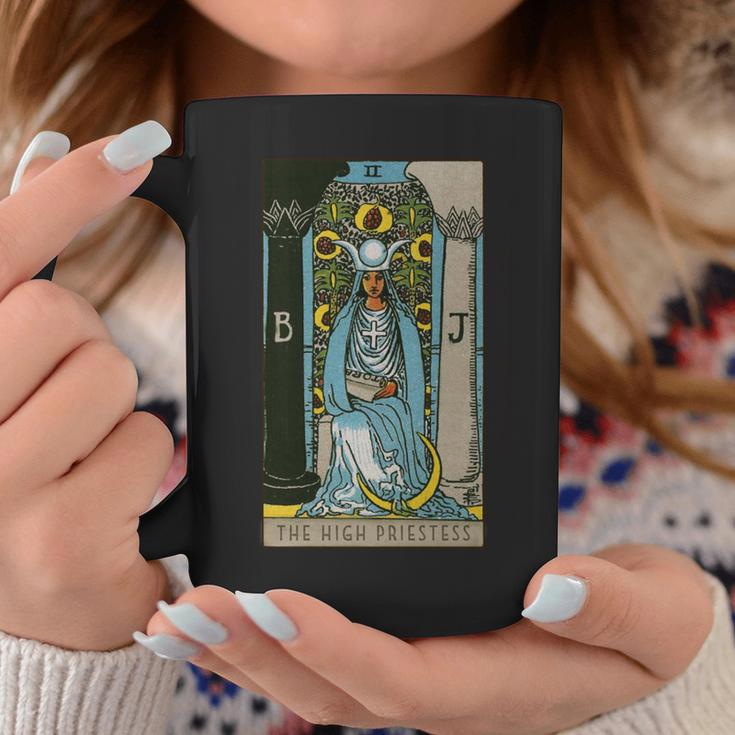 タロットカード The High Priestess ビンテージカード2 長袖tシャツ コーヒーマグ 面白い贈り物