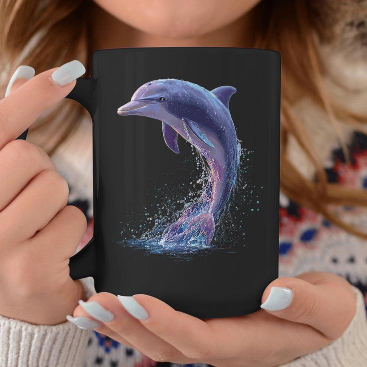 ドルフィンダイバー イルカ 海 かわいい イルカ イルカ コーヒーマグ 面白い贈り物