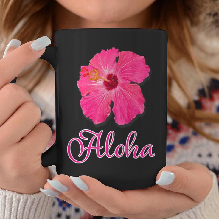 ハイビスカス Aloha アロハ《赤》（ハワイ・南国・フラダンス）夏 かわいい コーヒーマグ 面白い贈り物