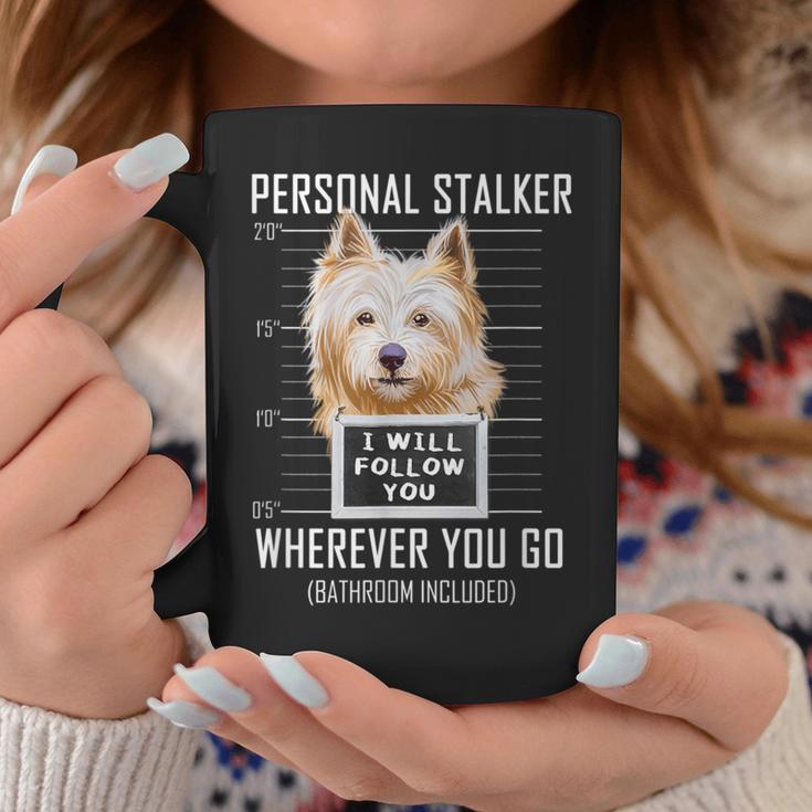 パーソナルストーカー犬ノーリッチテリア私はあなたに従います Norwich Terrier Dog コーヒーマグ 面白い贈り物