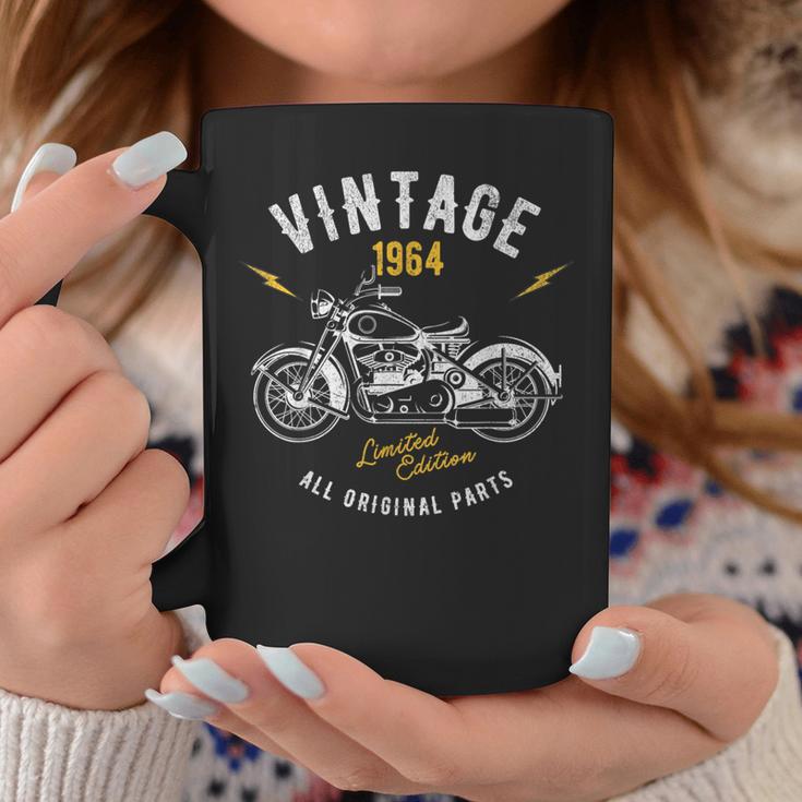 ビンテージ 1964 モーターサイクル バイカー 60歳の誕生日 コーヒーマグ 面白い贈り物