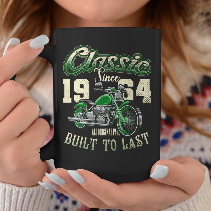 ビンテージ バイク バイカー バイクの誕生日 1964 年生まれ 長袖tシャツ コーヒーマグ 面白い贈り物