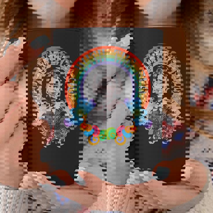 フローレンス・ナイチンゲール Groovy Nurse Go With Flo レトロレインボー コーヒーマグ 面白い贈り物