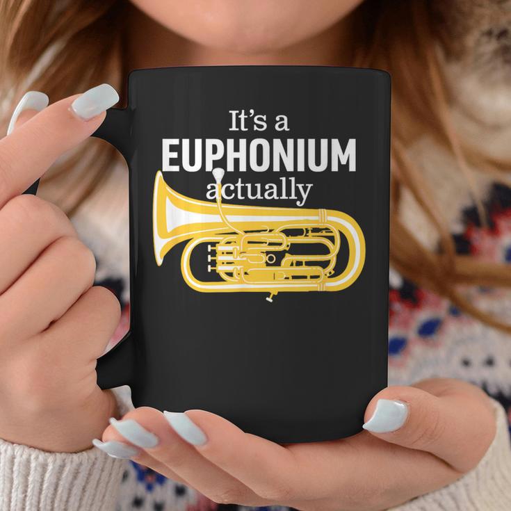 ブラスバンドのユーフォニアム奏者のための面白いユーフォニアムジョーク「 Euphonium Humour 」 コーヒーマグ 面白い贈り物