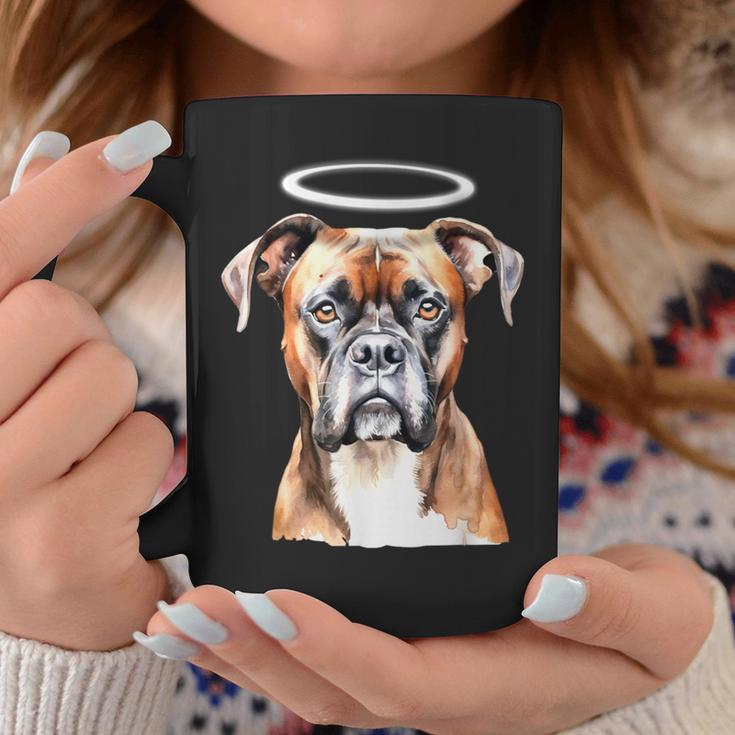 ボクサー 犬 天使 コーヒーマグ 面白い贈り物